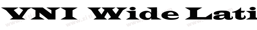 VNI Wide Latin字体转换